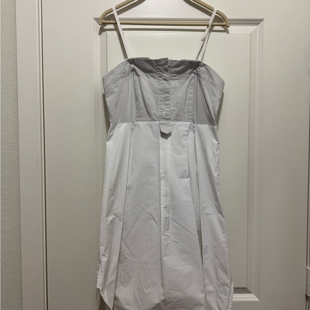 Elegant White High Low Dress